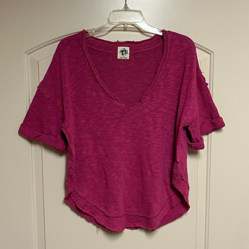 Free People We the Free Women's Short Sleeve Sweater Size XS